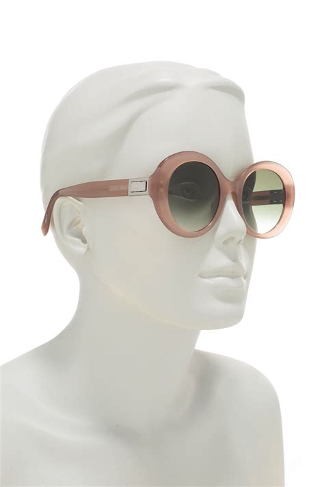 fendi round 52mm sunglasses